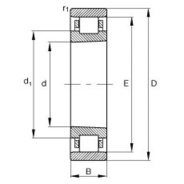 100 mm x 140 mm x 20 mm  FAG N1920-K-M1-SP Rolamentos cilíndricos