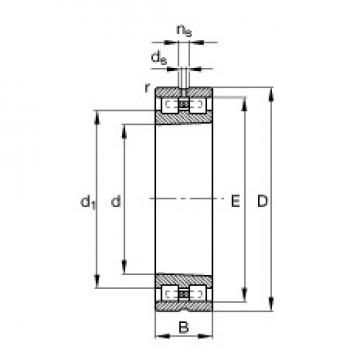 340 mm x 520 mm x 133 mm  FAG NN3068-AS-K-M-SP Rolamentos cilíndricos