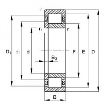 130 mm x 230 mm x 64 mm  FAG NUP2226-E-TVP2 Rolamentos cilíndricos