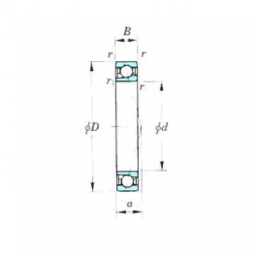 95 mm x 130 mm x 18 mm  KOYO 7919CPA Rolamentos de esferas de contacto angular