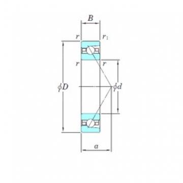 85 mm x 120 mm x 18 mm  KOYO HAR917 Rolamentos de esferas de contacto angular