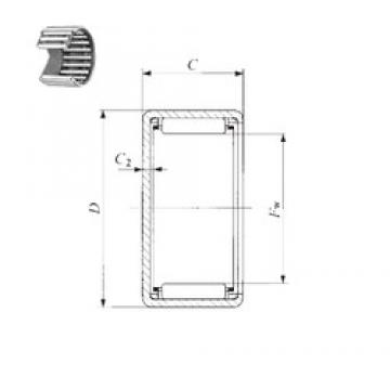 IKO BAM 1210 Rolamentos de agulha