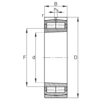 220 mm x 370 mm x 120 mm  FAG Z-565688.ZL-K-C5 Rolamentos cilíndricos