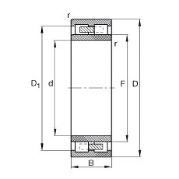 160 mm x 270 mm x 109 mm  FAG NNU4132-M Rolamentos cilíndricos