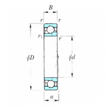 105 mm x 160 mm x 26 mm  KOYO 7021CPA Rolamentos de esferas de contacto angular