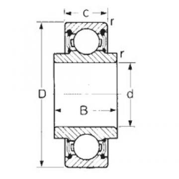 45 mm x 85 mm x 27 mm  CYSD 88509 Rolamentos de esferas profundas