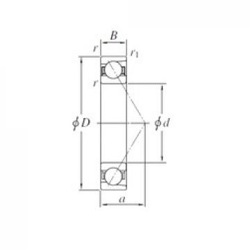 105 mm x 225 mm x 49 mm  KOYO 7321 Rolamentos de esferas de contacto angular