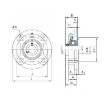 NACHI UCFCX11 Unidades de rolamento