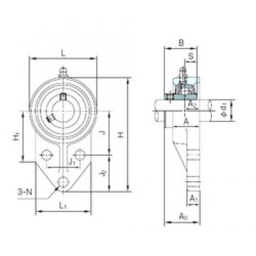 NACHI UCFK204 Unidades de rolamento