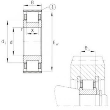 FAG RN314-E-MPBX Rolamentos cilíndricos