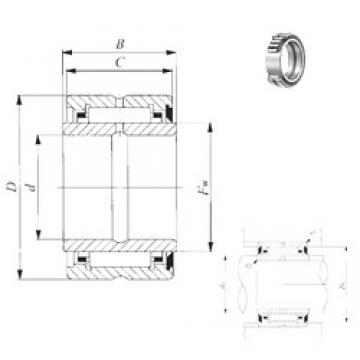 50,8 mm x 82,55 mm x 44,7 mm  IKO BRI 325228 U Rolamentos de agulha