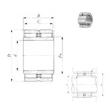 12,7 mm x 31,75 mm x 19,3 mm  IKO GBRI 82012 Rolamentos de agulha