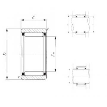 IKO RNAF 223516 Rolamentos de agulha