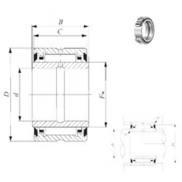 41,275 mm x 65,088 mm x 32 mm  IKO BRI 264120 UU Rolamentos de agulha