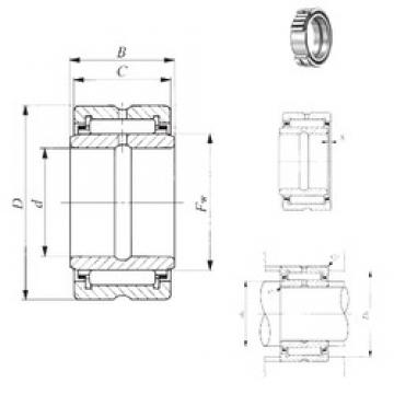 22,225 mm x 41,275 mm x 25,65 mm  IKO BRI 142616 Rolamentos de agulha