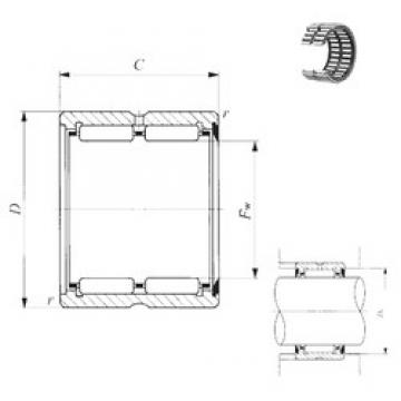 IKO RNA 6918U Rolamentos de agulha