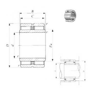 35 mm x 55 mm x 20,5 mm  IKO GTRI 355520 Rolamentos de agulha