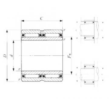 17 mm x 35 mm x 32 mm  IKO NAFW 173532 Rolamentos de agulha