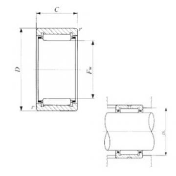 IKO TAF 182616/SG Rolamentos de agulha