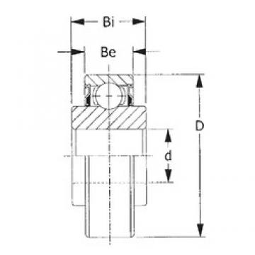 16,256 mm x 47 mm x 18,288 mm  CYSD 203KRR6 Rolamentos de esferas profundas