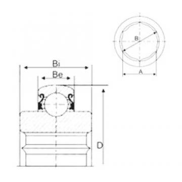 20,24 mm x 47 mm x 20,96 mm  CYSD 204KRRB2 Rolamentos de esferas profundas