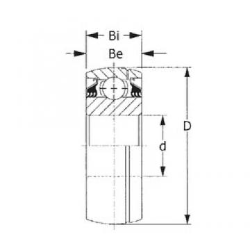 70 mm x 125 mm x 39,69 mm  CYSD GW214PPB2 Rolamentos de esferas profundas