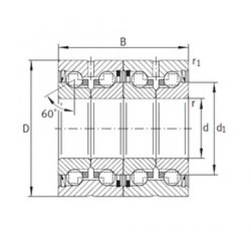 20 mm x 52 mm x 56 mm  INA ZKLN2052-2RS-2AP Rolamentos de esferas de impulso