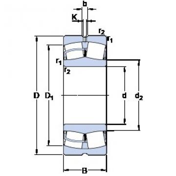 140 mm x 300 mm x 102 mm  SKF 22328 CCJA/W33VA406 Rolamentos esféricos de rolamentos