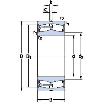 100 mm x 150 mm x 50 mm  SKF 24020-2RS5/VT143 Rolamentos esféricos de rolamentos