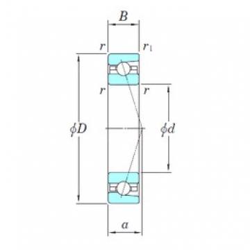 100 mm x 140 mm x 20 mm  KOYO 3NCHAC920CA Rolamentos de esferas de contacto angular