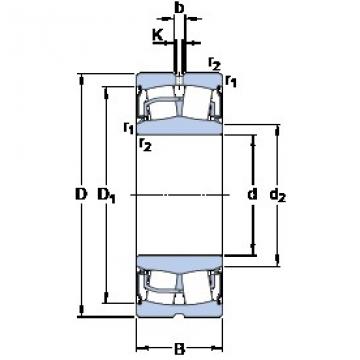 65 mm x 120 mm x 38 mm  SKF BS2-2213-2RS/VT143 Rolamentos esféricos de rolamentos